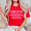 4 Stages Of Life Christmas Shirts