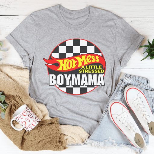 Hot Mess Boy Mama Shirt