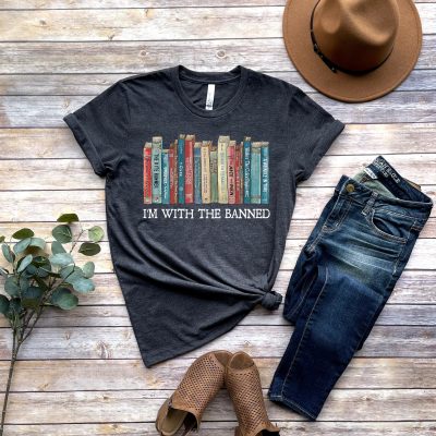 I'm With The Banned Banned Books Shirt Banned Books Sweatshirt Librarian Shirt