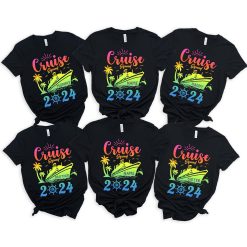 Personalized Colorful Cruise Squad 2024 Shirt Cruise Squad Shirt 2024 Cruise Shirt Birthday Cruise Shirt Family Custom Cruise Shirt