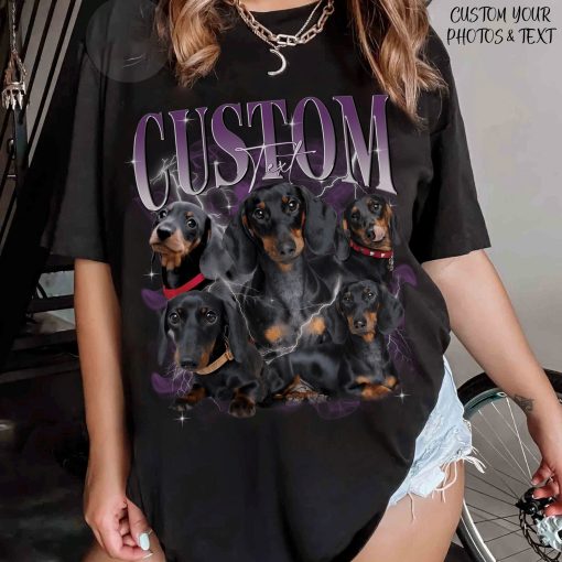 Custom Bootleg Rap Pet Shirt Custom Pet Custom Photo - Vintage Graphic 90s Tshirt Custom Your Own Bootleg Idea Here Insert Your Design